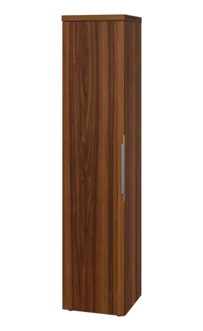 SIN 5 - 4D kancelářská skříň, 1-dveřová, levá, 1820x400x400, ořech královský